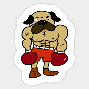 boxer dog Sticker